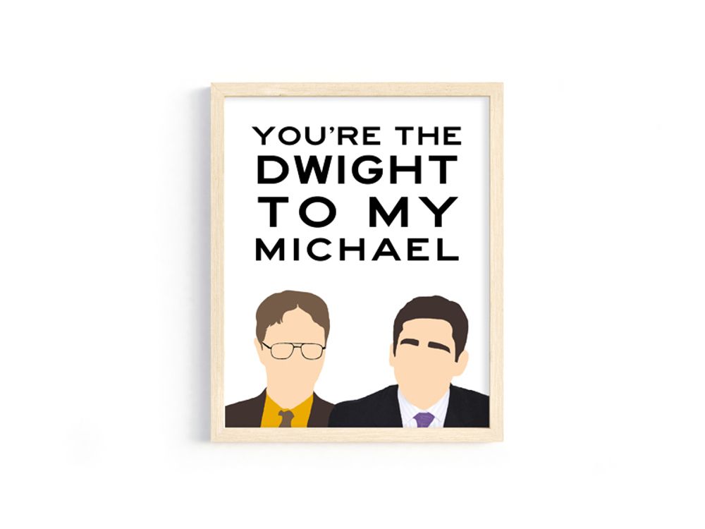 The Office Dwight Schrute and Michael Scott 8x10 Digital Download
