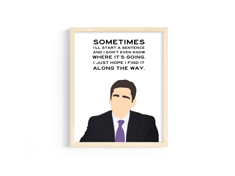 The Office Michael Scott 8x10 Digital Download