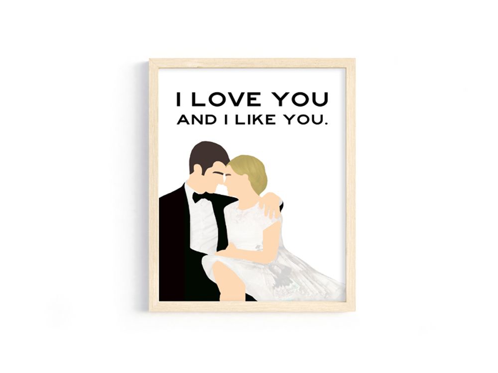 Parks and Rec Leslie Knope & Ben Wyatt 8x10 Digital Download