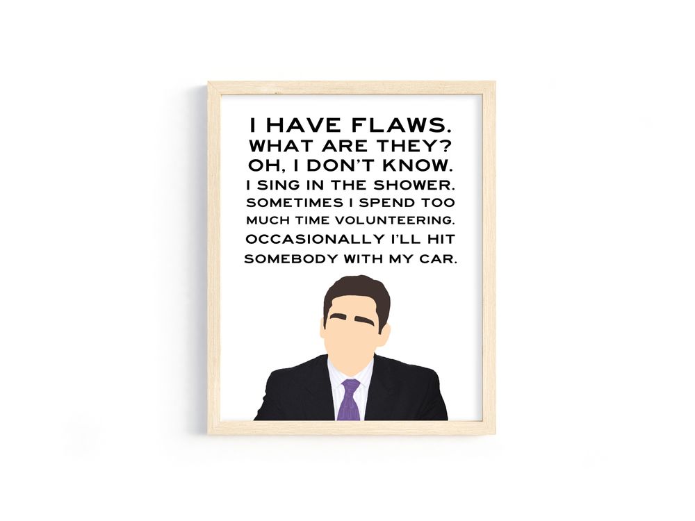 The Office Michael Scott 8x10 Digital Download