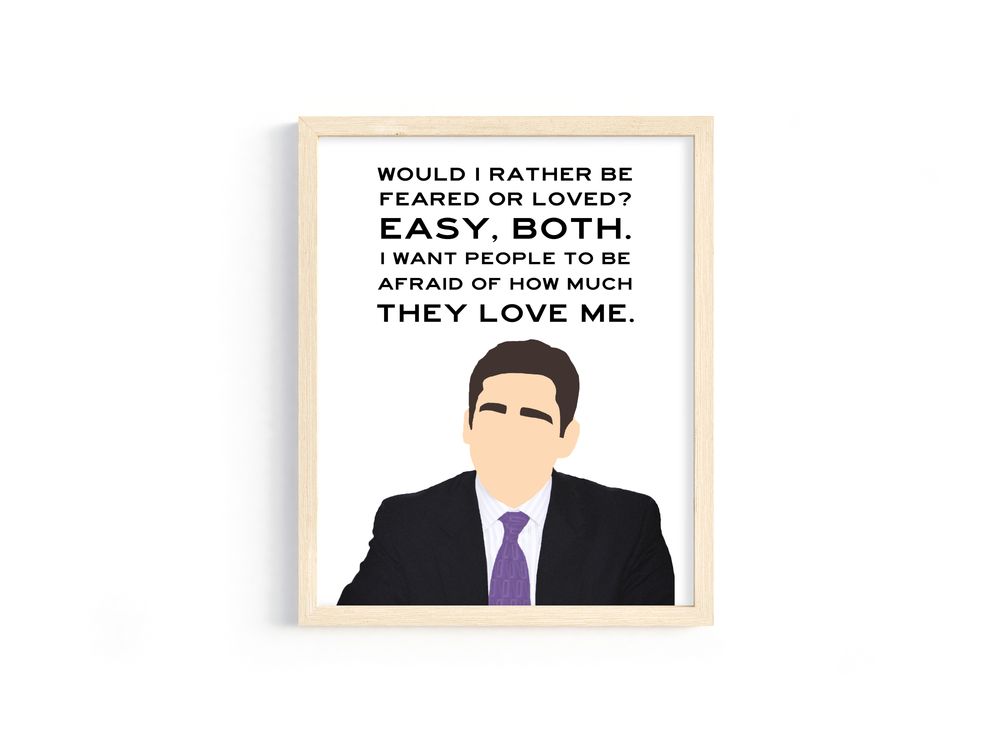 The Office Michael Scott 8x10 Digital Download