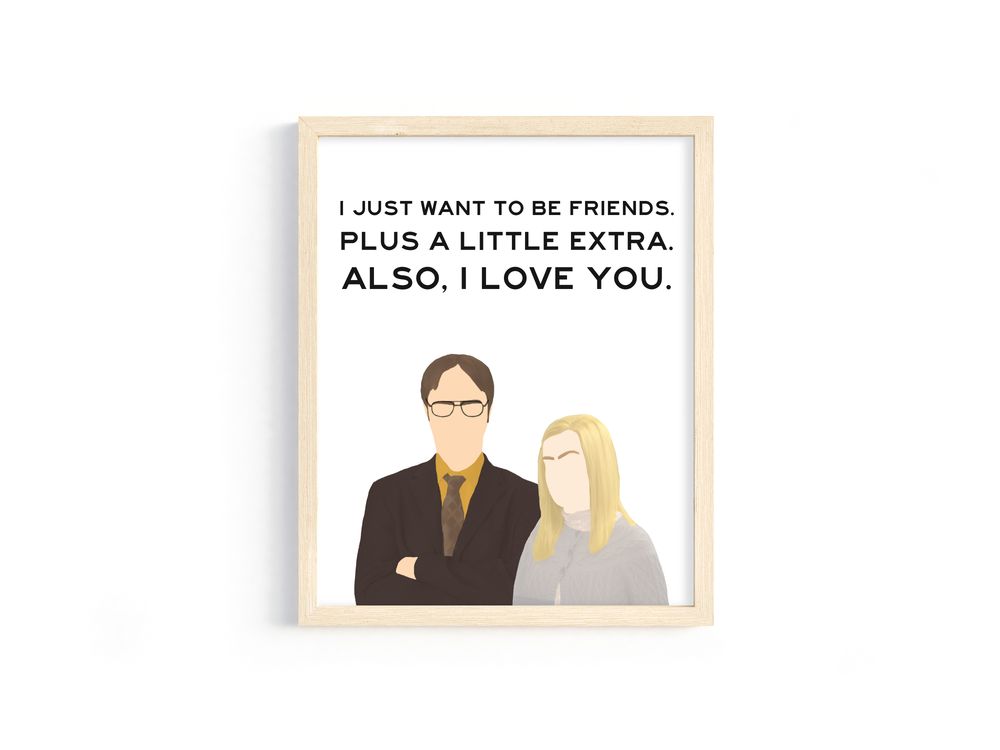 The Office Dwight Schrute and Angela Martin 8x10 Digital Download
