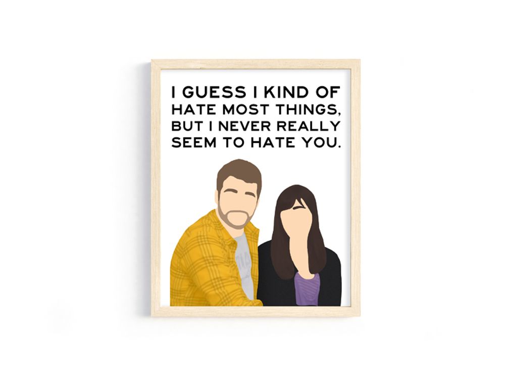 Parks and Rec April Ludgate & Andy Dwyer 8x10 Digital Download