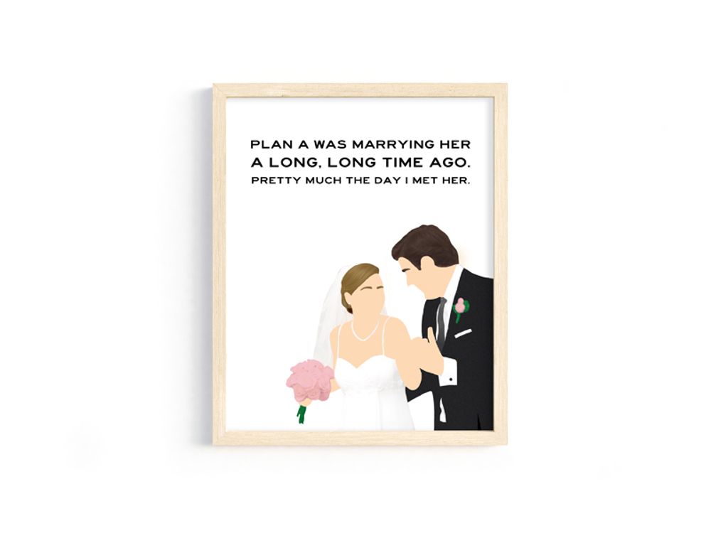 The Office Pam and Jim 8x10 Digital Download