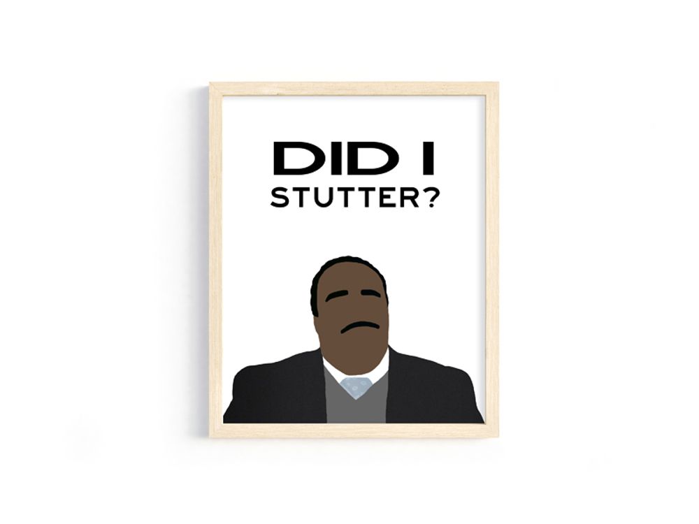 The Office Stanley Hudson 8x10 Digital Download