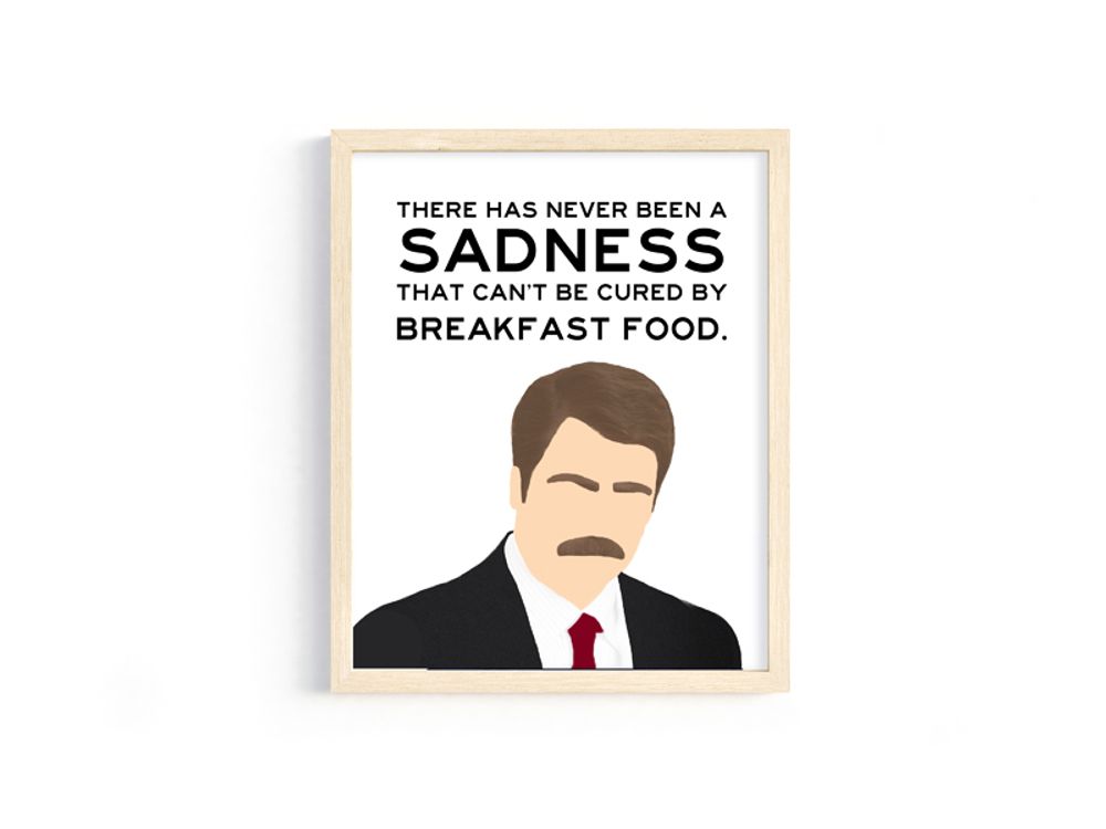Parks and Rec Ron Swanson 8x10 Digital Download