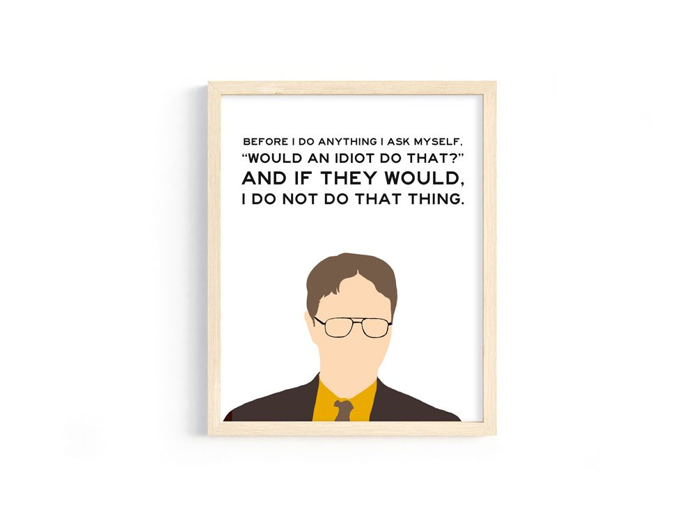 The Office Dwight Schrute 8x10 Digital Download